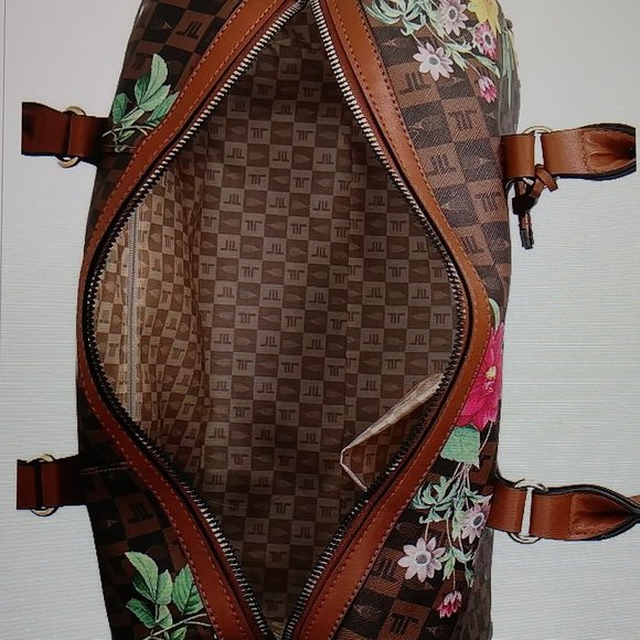 London Fog Calla Signature Satchel Bag - Picture 6 of 15